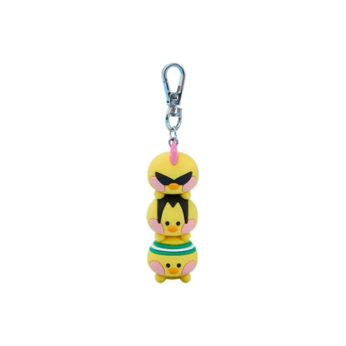 LINE FRIENDS Sally Курица Minini WORLD Collection Брелок в форме лица Подвески на ключи с аниме-тематикой