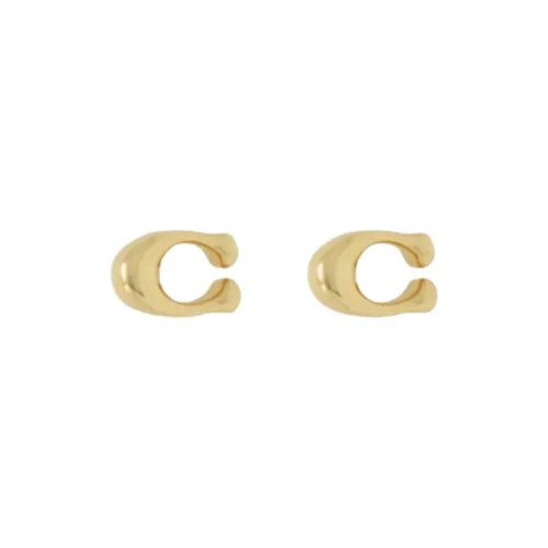 COACH Brass Earrings Женские