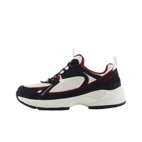 ARMANI EXCHANGEAE Низкий топ Повседневная обувь Мужская Темно-синий