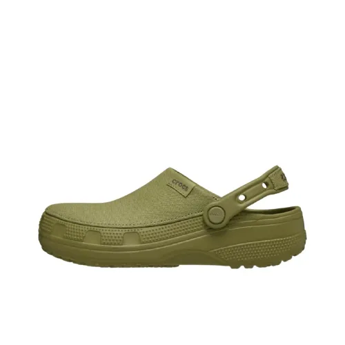Crocs Классический Crafted Clog Низкий Топ Повседневная обувь Унисекс Зеленый