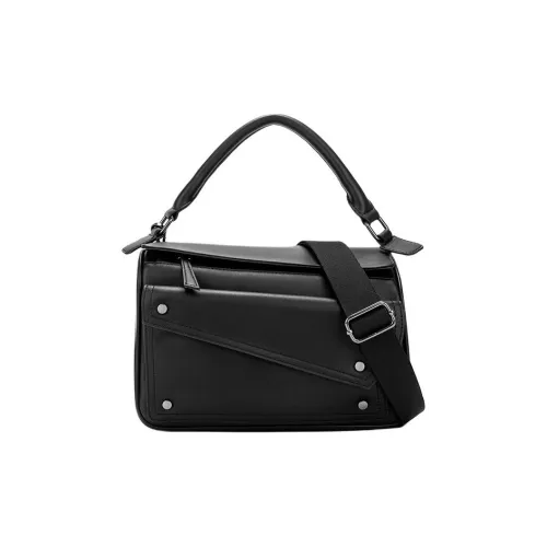 VIHUS Синтетическая кожа Сумка Стандартная Унисекс Черная