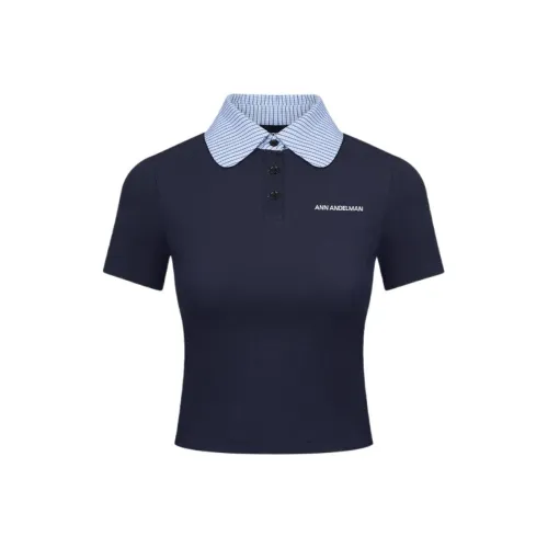 Ann Andelman Темно-синие Женские Футболки