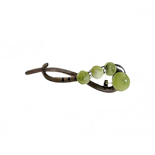 Water Jade Акриловые заколки для волос Женские