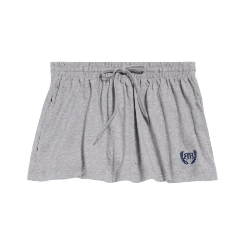 Balenciaga FW25 Повседневные короткие юбки обычный крой женские серый