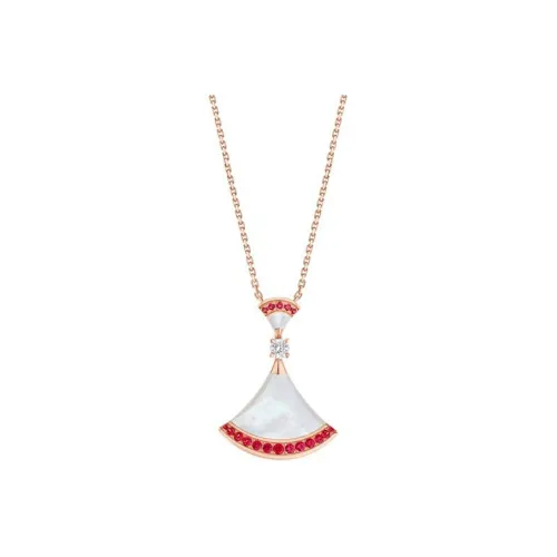 BVLGARI DIVAS' DREAM Series Розовое золото Ожерелья Унисекс