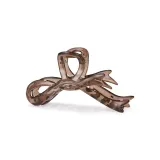 Прозрачно-серый-Заколка-краб