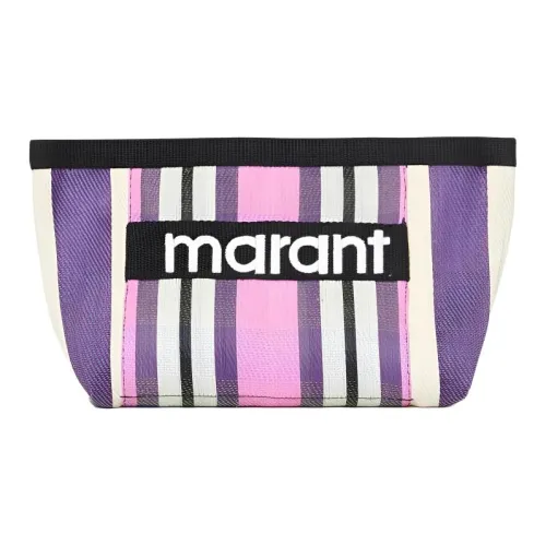 ISABEL MARANT Нейлон Клатч Женский Фиолетовый