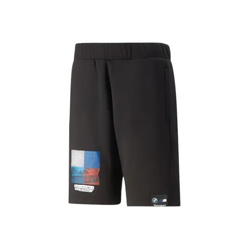 PUMA BMW M Motorsport Повседневные шорты Мужские Черные