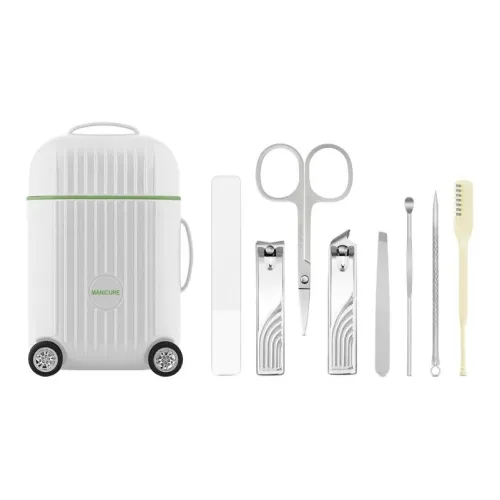 Rewards Дом Нержавеющие Стальные Кусачки для Ногтей 8 Штук Набор Мини Чемоданы Кусачки для Ногтей для Домашнего Использования Инструменты для Ухода за Ногтями