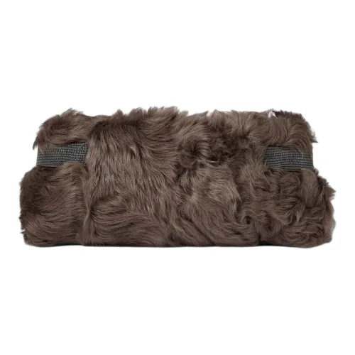 BRUNELLO CUCINELLI Lambs Кашемир Клатч Женские Умбра