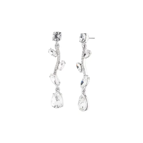 Серьги Crystal Givenchy Unisex Silver