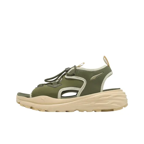 PUMA Hypnotic Пляжные сандалии Унисекс Оливково-зеленый