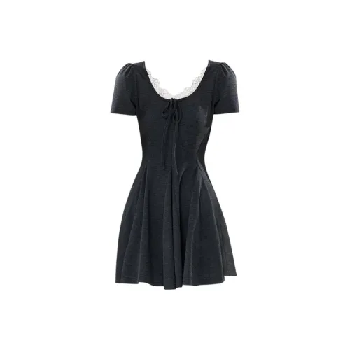 BVODE Короткий рукав Платье Женское