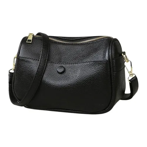 VANDEE Сумка через плечо из коровьей кожи женская черная белая