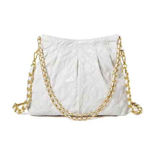 15 MINS Сумка через плечо из синтетической кожи белый черный