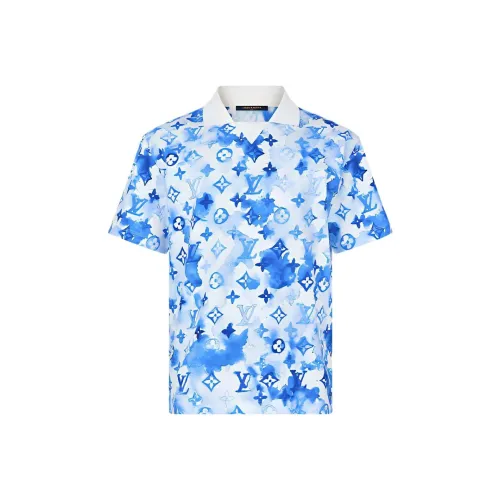 LOUIS VUITTON SS21 Поло Мужское Синее