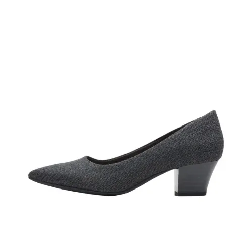 Clarks Высокие каблуки Черные Женские