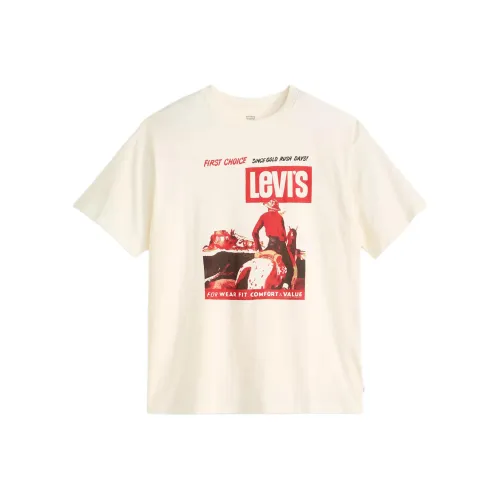 Levis Белые Мужские T-рубашки