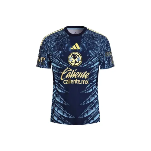 Adidas Футбол Джерси Мужской Морской Синий