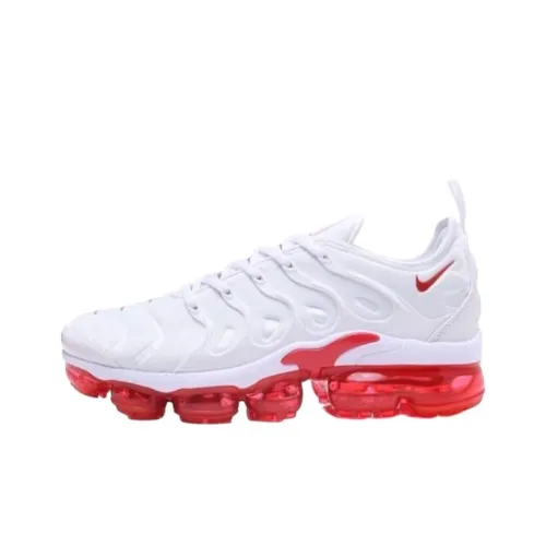 Nike Air Vapormax Plus Low Топ Беговые кроссовки Мужской Белый Красный