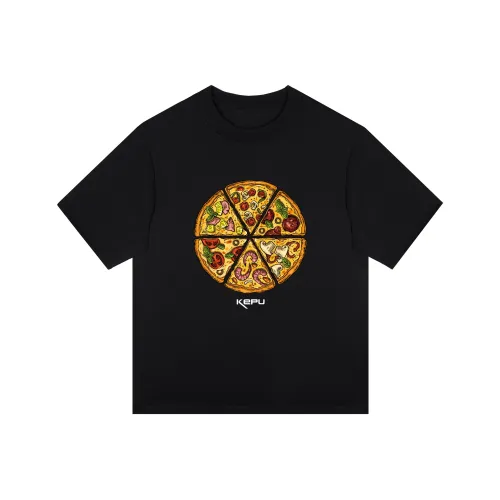 Kepu Черная унисекс футболка
