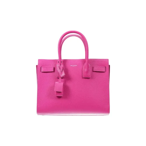 SAINT LAURENT SAC DE JOUR Кожа Тоут Сумка Сумка для покупок Сумка через плечо Сумка Мини Женская Фуксия