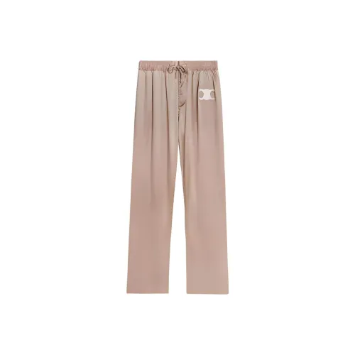 CELINE SS23 Вязаные спортивные брюки женские светло-серый умбра