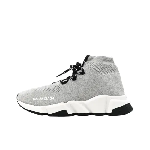 Balenciaga Speed Laeting MID Топ Повседневная обувь Женская Серый