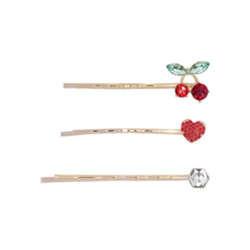 ROYALSASA Сплав Искусственный кристалл Заколки для волос Женские