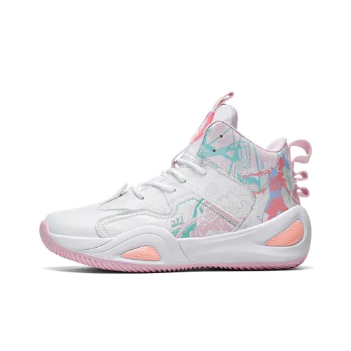 HBRK Детские баскетбольные кроссовки High Top для школьного возраста