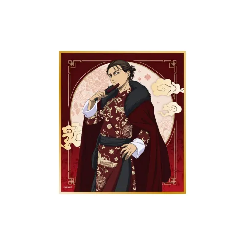 March·Monster Атака титанов Эрен Йегер Леви Акерманн GiGO Коллаборация Кофе Мини Арт-принты аниме