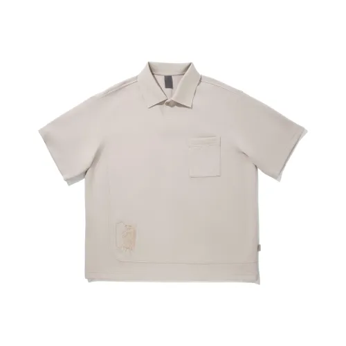 LINING Светло-белый Фиолетовый Мужская Поло