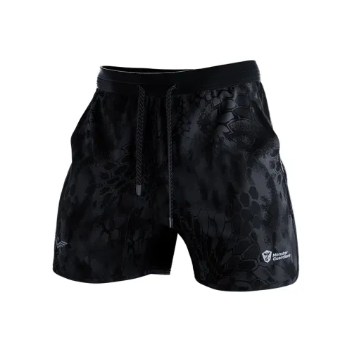 Monster Guardians Спортивные шорты Мужские Черный Камуфляж