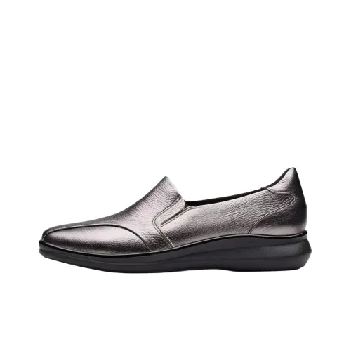 Clarks Женские повседневные туфли Металлик Женские