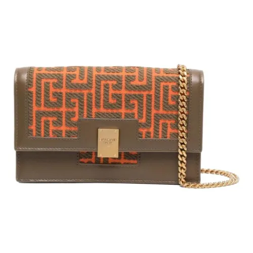 BALMAIN Хлопок с полиэстером сумка через плечо сумка на плечо женская коричневый