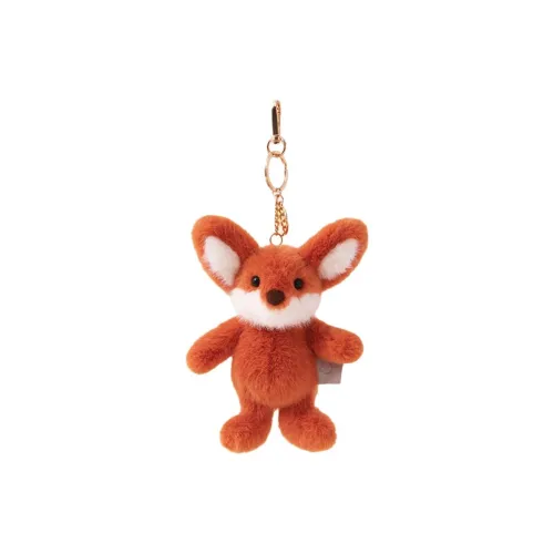 Softlife Брелок с лисичкой милый украшение кукла плюшевая подвеска высота 16 см