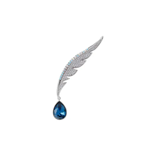 Фиолетовый экологически чистый сплав броши унисекс