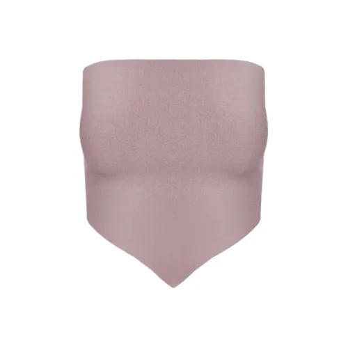 NAKED WARDROBE Галстук-трикотажный топ Crop Top Без бретелек Топ Женский