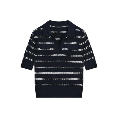 Massimo Dutti Морской синий Женские Трикотаж