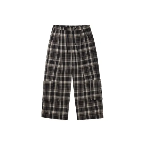 PCLP 2025 Spring/Summer Черные Унисекс Повседневные Брюки