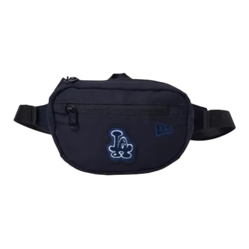 New Era × MLB Коллаборация Ткань Одно плечо Через плечо Бананка Унисекс Синий