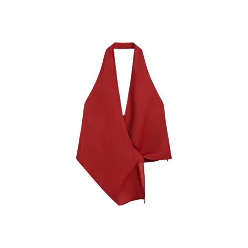 Massimo Dutti Темно-красные Женские Рубашки