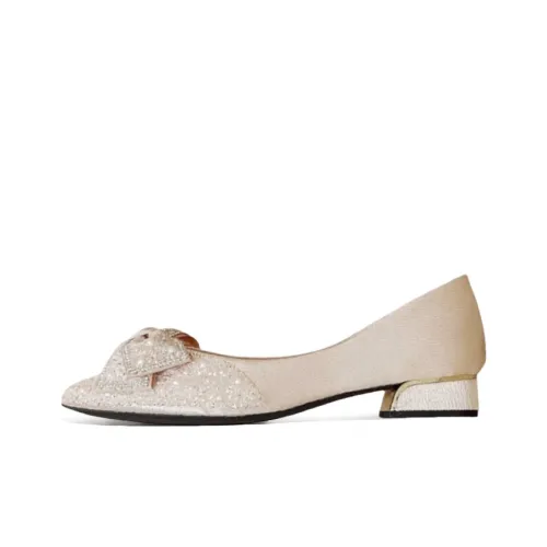 CVOJOO Повседневная обувь Женская Абрикос