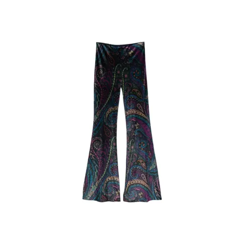 ETRO Синие Женские Повседневные Брюки