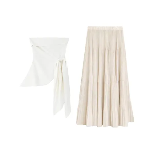 MARIE·COCO Комплект без бретелей: топ + юбка, женские комплекты с юбкой