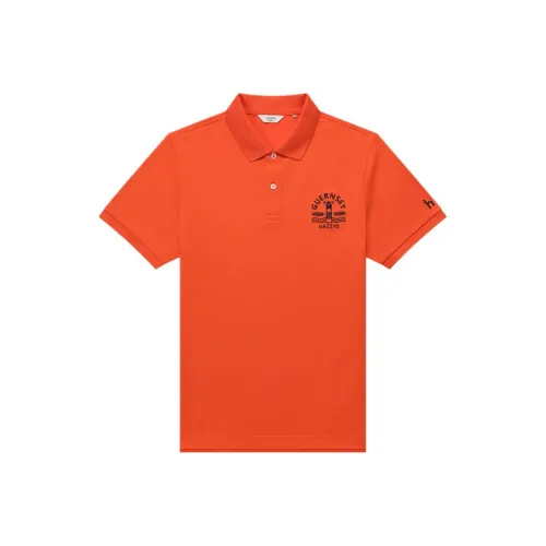 HAZZYS Светло-оранжевый, желтый, мужской поло