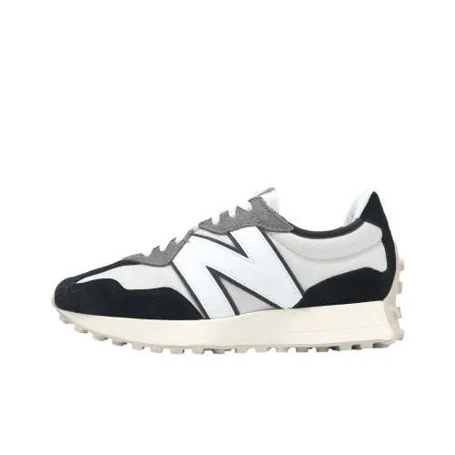 New Balance NB 327 Устойчивые к истиранию низкие беговые кроссовки для мужчин серый черный