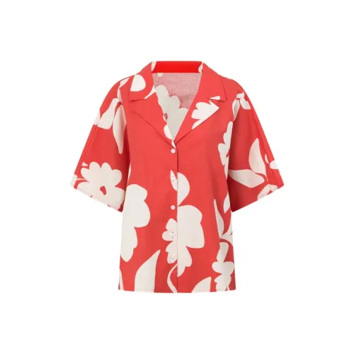 SABO SKIRT Red Женские Рубашки