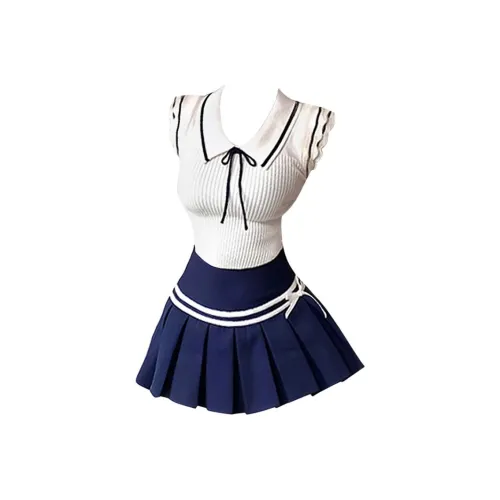 ABBY GODDESS Белый Женские Комплекты с юбкой