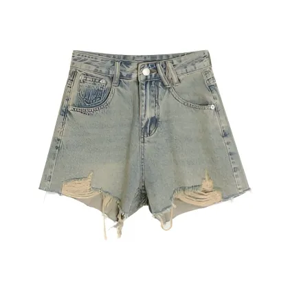 YEARNED Синие Женские Джинсовые Шорты